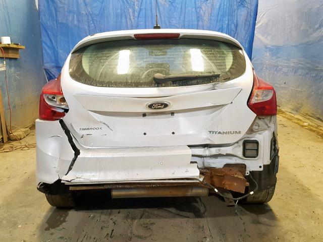 1FAHP3N23CL293802 - 2012 FORD FOCUS TITA WHITE photo 9