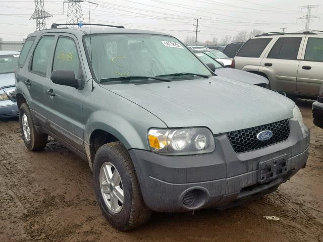 1FMYU02Z25KB85629 - 2005 FORD ESCAPE XLS GREEN photo 1