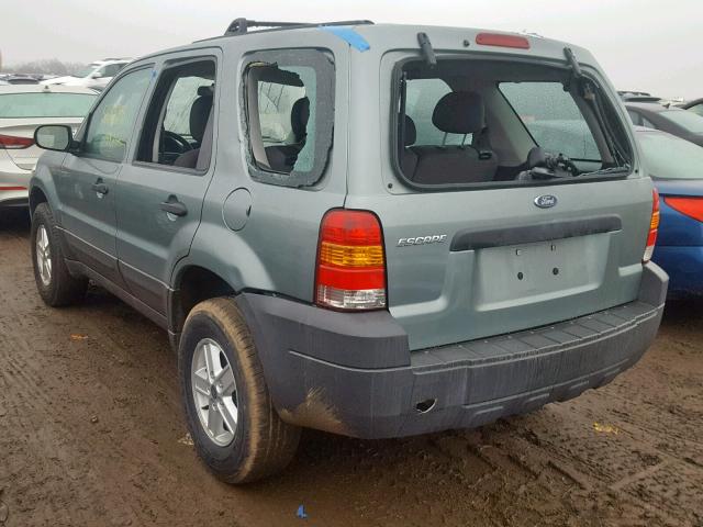 1FMYU02Z25KB85629 - 2005 FORD ESCAPE XLS GREEN photo 3