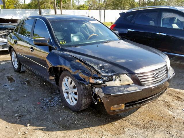 KMHFC46F56A135154 - 2006 HYUNDAI AZERA SE BLACK photo 1