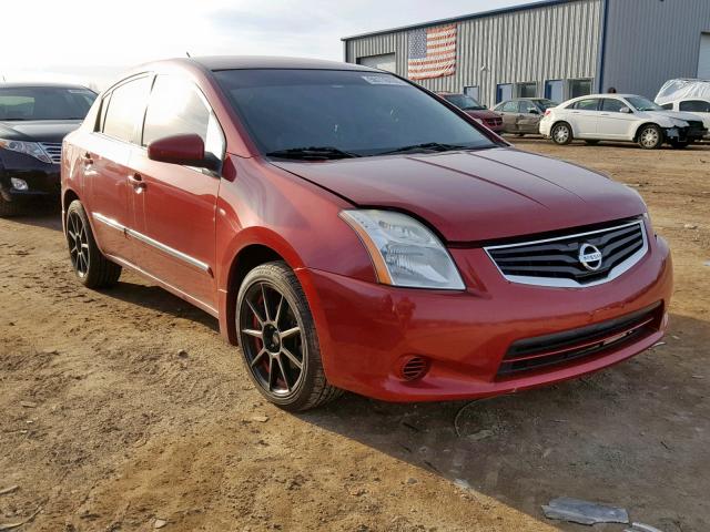 3N1AB6AP3CL682508 - 2012 NISSAN SENTRA 2.0 RED photo 1