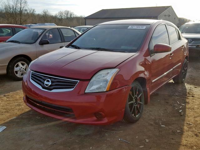 3N1AB6AP3CL682508 - 2012 NISSAN SENTRA 2.0 RED photo 2