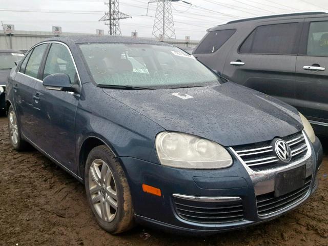 3VWST71K26M043752 - 2006 VOLKSWAGEN JETTA TDI BLUE photo 1