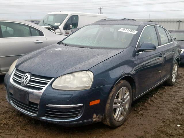 3VWST71K26M043752 - 2006 VOLKSWAGEN JETTA TDI BLUE photo 2