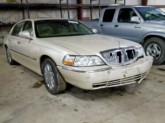 1LNHM83W23Y629122 - 2003 LINCOLN TOWN CAR C CREAM photo 1