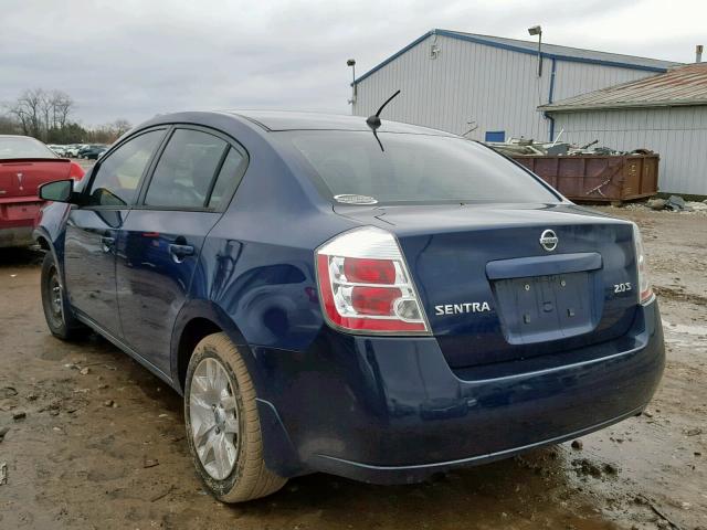 3N1AB61E37L670637 - 2007 NISSAN SENTRA 2.0 BLUE photo 3