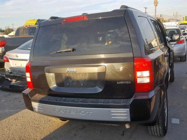 1J4FT48B79D122840 - 2009 JEEP PATRIOT LI BLACK photo 4