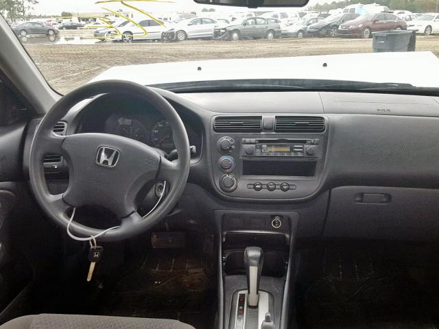 1HGES16394L024259 - 2004 HONDA CIVIC DX V SILVER photo 9