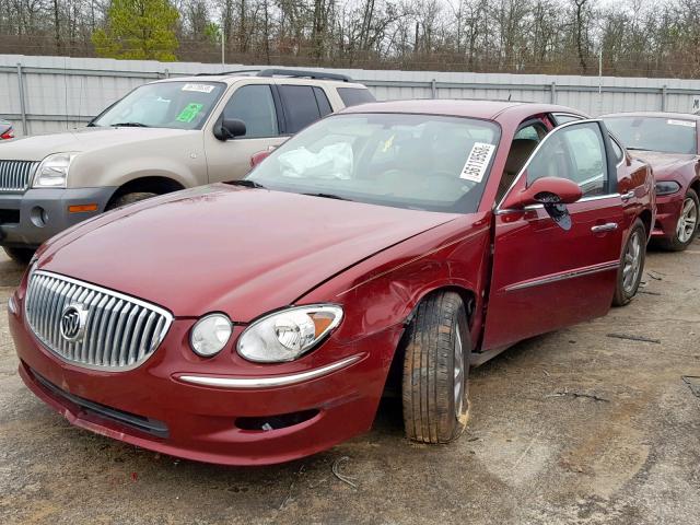 2G4WC582691227940 - 2009 BUICK LACROSSE C BURGUNDY photo 2