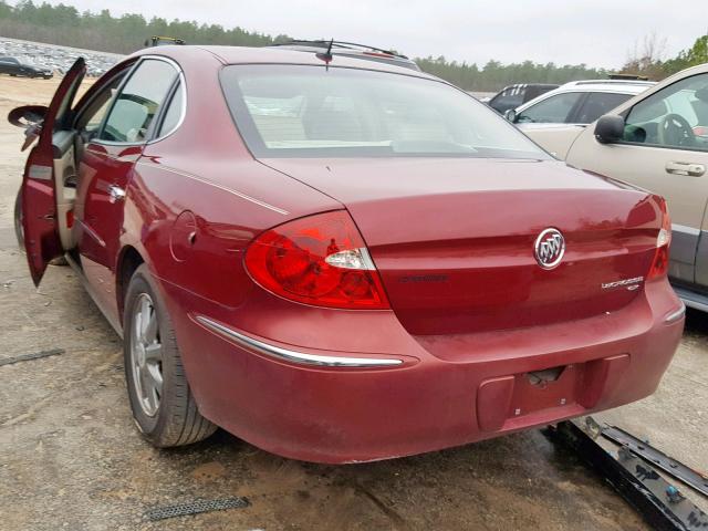 2G4WC582691227940 - 2009 BUICK LACROSSE C BURGUNDY photo 3