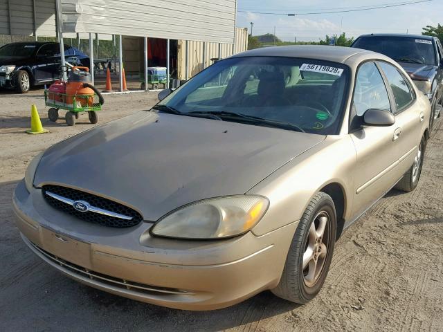 1FAFP55UX1G210022 - 2001 FORD TAURUS SES GOLD photo 2