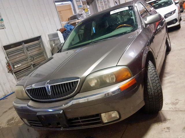 1LNHM86SX2Y707976 - 2002 LINCOLN LS GRAY photo 2