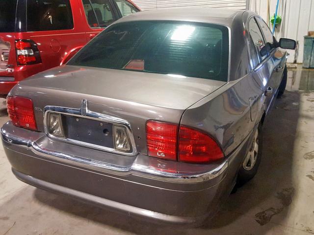 1LNHM86SX2Y707976 - 2002 LINCOLN LS GRAY photo 4