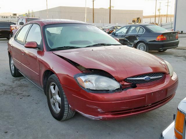 1FAFP55241A252428 - 2001 FORD TAURUS SES RED photo 1