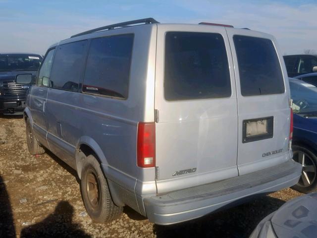 1GNDM19W3YB163154 - 2000 CHEVROLET ASTRO GRAY photo 3