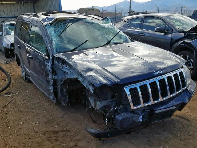 1J8HR58N85C667287 - 2005 JEEP GRAND CHER BLUE photo 1