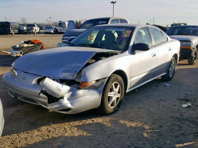 1G3NL52F04C175462 - 2004 OLDSMOBILE ALERO GL SILVER photo 2