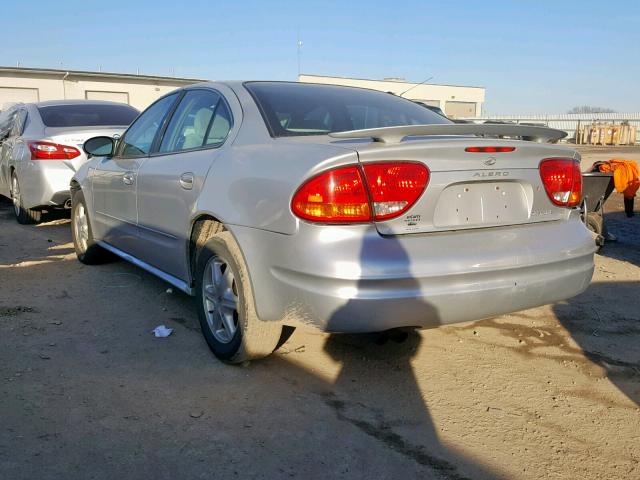 1G3NL52F04C175462 - 2004 OLDSMOBILE ALERO GL SILVER photo 3