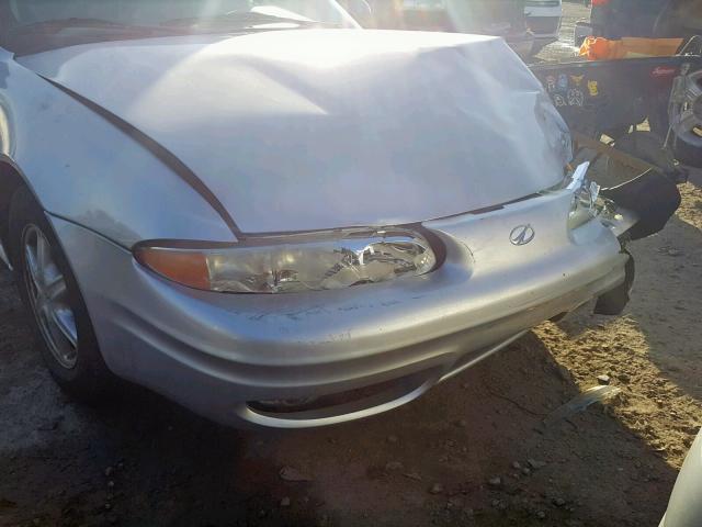 1G3NL52F04C175462 - 2004 OLDSMOBILE ALERO GL SILVER photo 9