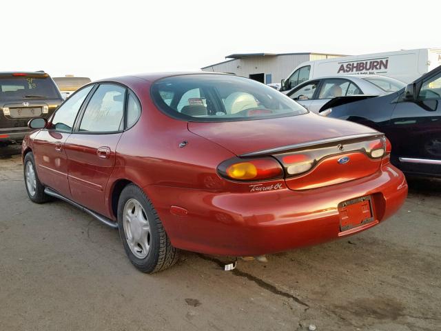 1FALP52U6VG246481 - 1997 FORD TAURUS GL BURGUNDY photo 3