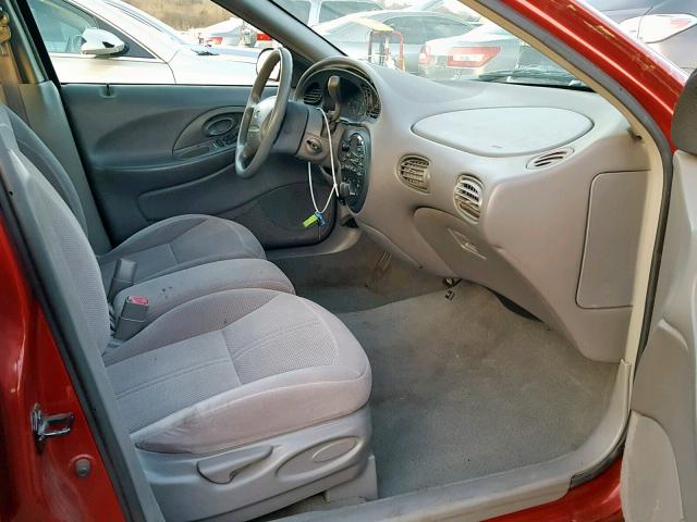 1FALP52U6VG246481 - 1997 FORD TAURUS GL BURGUNDY photo 5