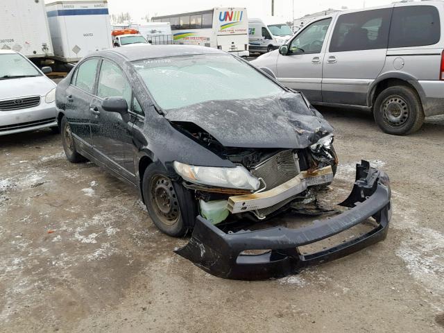 2HGFA16499H021804 - 2009 HONDA CIVIC DX-G BLACK photo 1