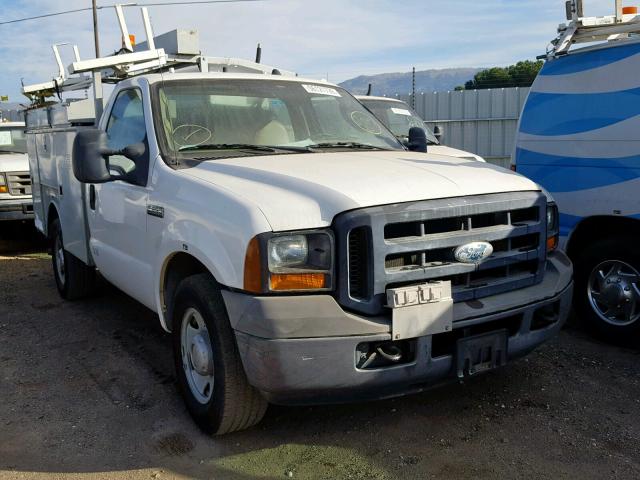 1FDSF30536EB15266 - 2006 FORD F350 SRW S WHITE photo 1