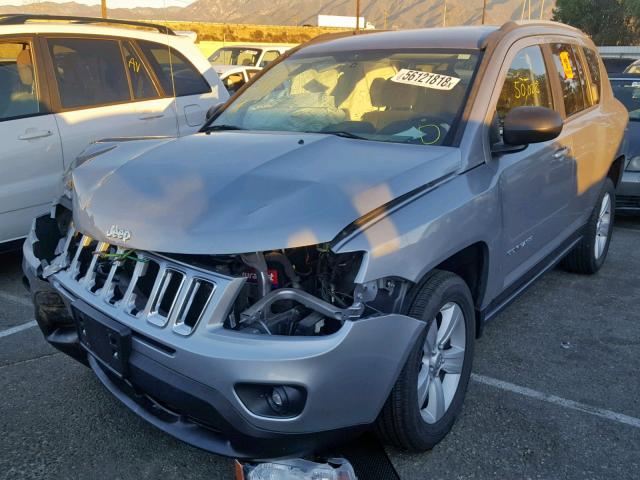 1C4NJDBB3FD381448 - 2015 JEEP COMPASS SP 灰色 照片 2