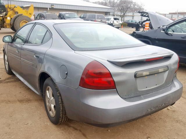 2G2WP552371188111 - 2007 PONTIAC GRAND PRIX GRAY photo 3