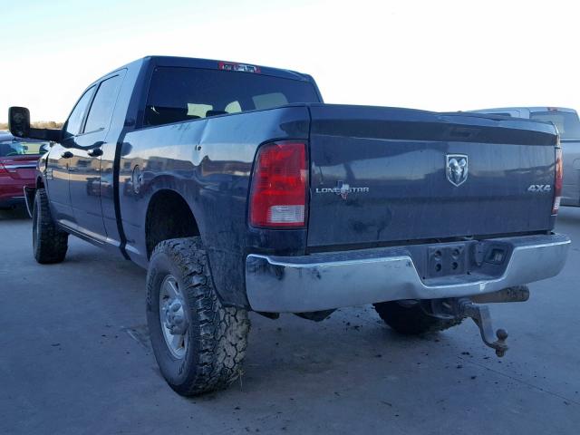 3C6UR5ML6DG612642 - 2013 RAM 2500 SLT BLUE photo 3