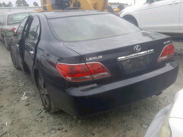 JTHBA30G365148089 - 2006 LEXUS ES 330 BLACK photo 3