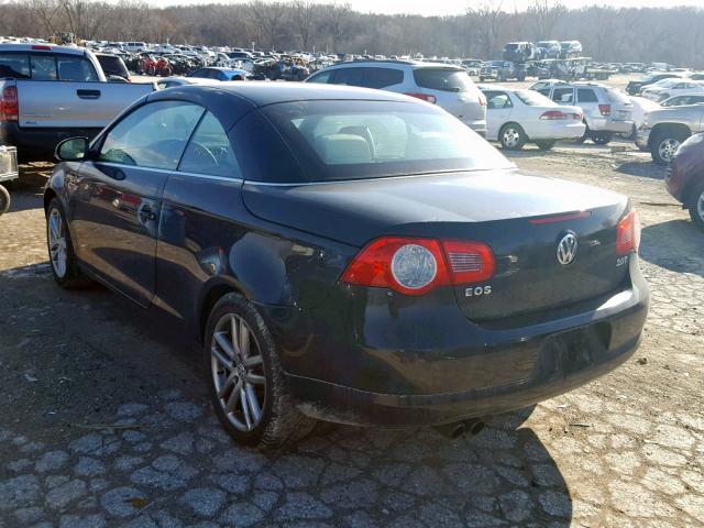 WVWFA71F58V010573 - 2008 VOLKSWAGEN EOS LUX Чорний фото 3