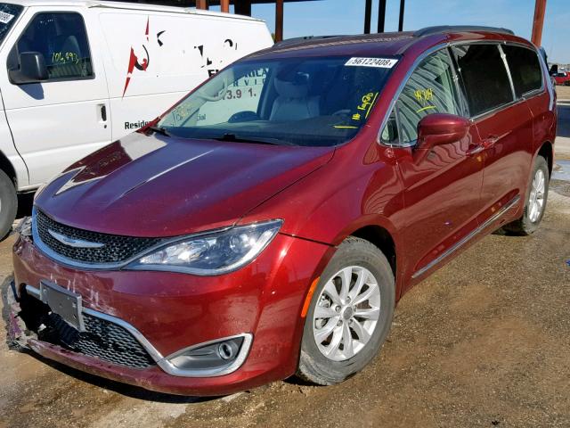 2C4RC1BG5HR703187 - 2017 CHRYSLER PACIFICA T MAROON photo 2