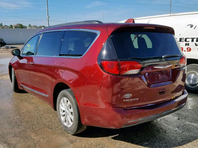 2C4RC1BG5HR703187 - 2017 CHRYSLER PACIFICA T MAROON photo 3