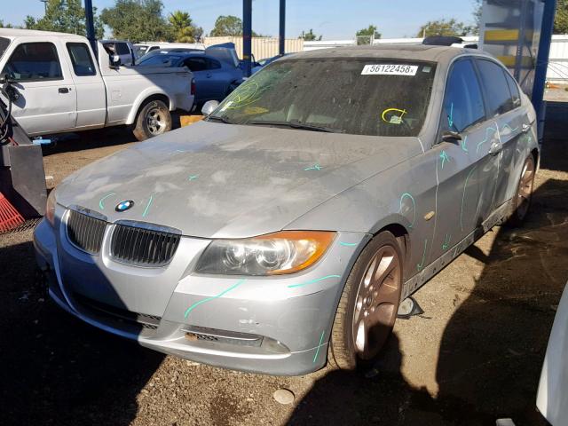 WBAVB33576KR79017 - 2006 BMW 330 I SILVER photo 2