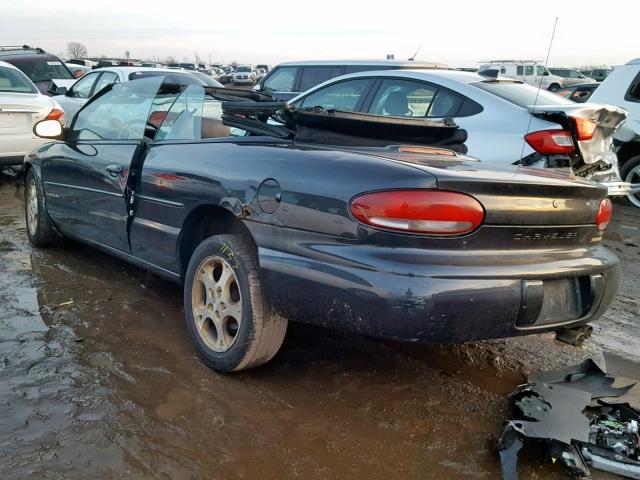 3C3EL55H4WT235476 - 1998 CHRYSLER SEBRING JX GRAY photo 3