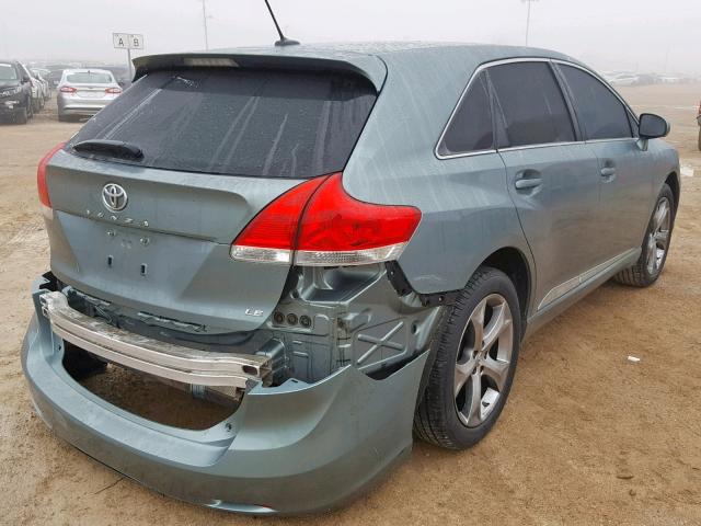 4T3ZK3BB9CU046699 - 2012 TOYOTA VENZA LE GREEN photo 4