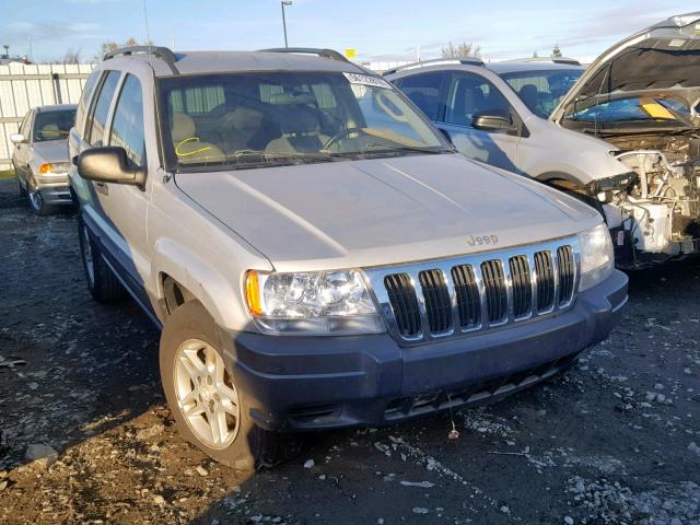 1J8GX48S33C604788 - 2003 JEEP GRAND CHER SILVER photo 1