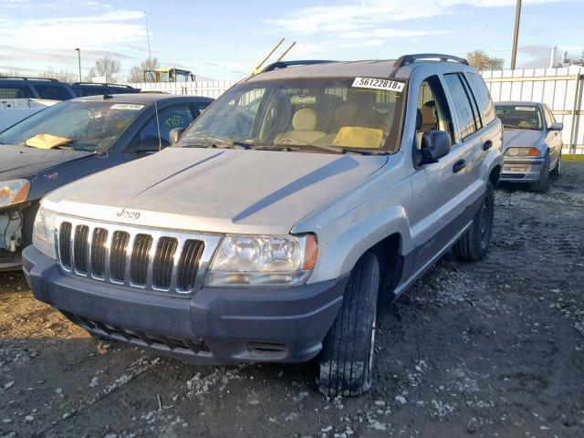 1J8GX48S33C604788 - 2003 JEEP GRAND CHER SILVER photo 2