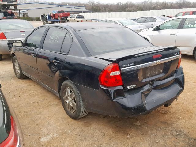 1G1ZT54855F260032 - 2005 CHEVROLET MALIBU LS შავი ფოტო 3