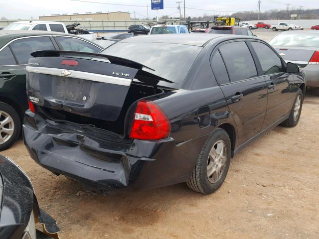 1G1ZT54855F260032 - 2005 CHEVROLET MALIBU LS შავი ფოტო 4
