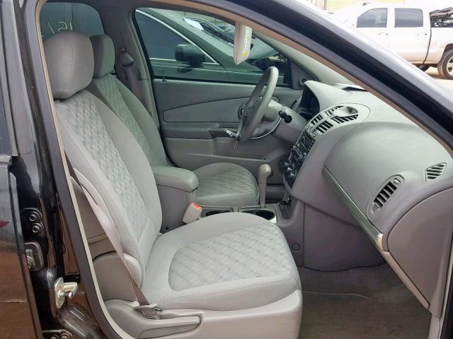 1G1ZT54855F260032 - 2005 CHEVROLET MALIBU LS შავი ფოტო 5