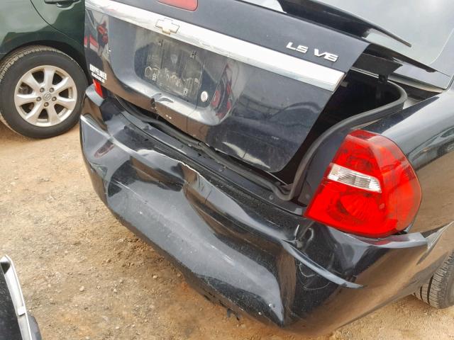 1G1ZT54855F260032 - 2005 CHEVROLET MALIBU LS შავი ფოტო 9