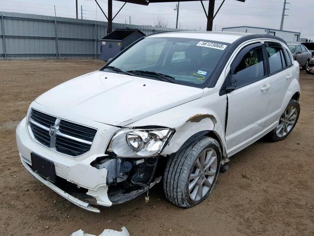 1B3CB5HA2AD597570 - 2010 DODGE CALIBER HE WHITE photo 2