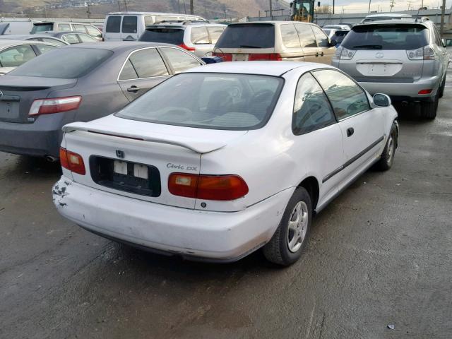 2HGEJ2225RH532271 - 1994 HONDA CIVIC DX WHITE photo 4