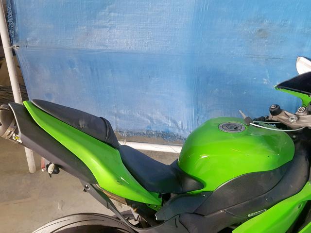 JKAZX4P188A041016 - 2008 KAWASAKI ZX600 P GREEN photo 6