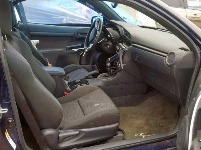 JTKJF5C76B3015783 - 2011 TOYOTA SCION TC ლურჯი ფოტო 5