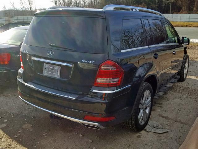 4JGBF7BE9BA628771 - 2011 MERCEDES-BENZ GL 450 4MA BLACK photo 4