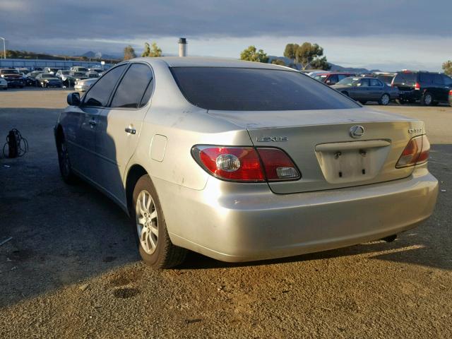 JTHBA30G945020761 - 2004 LEXUS ES 330 SILVER photo 3