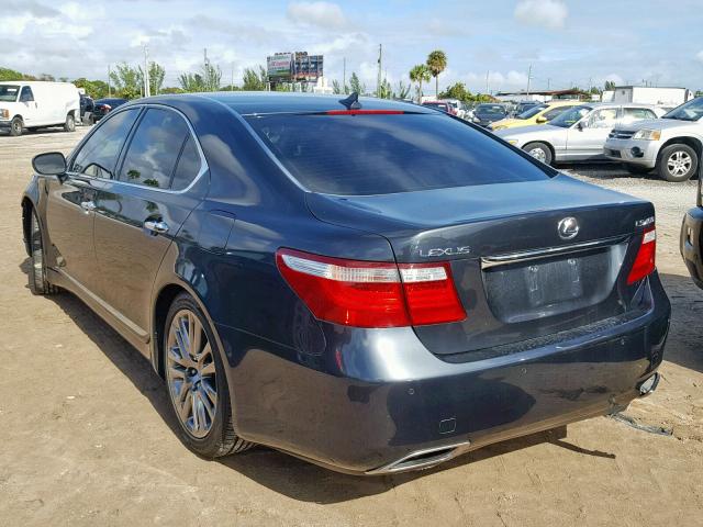 JTHBL46F075028377 - 2007 LEXUS LS 460 GRAY photo 3